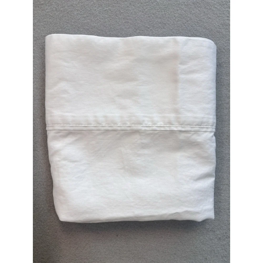 NEW Ralph Lauren Dunham Sateen 100% Cotton Twin Size Sheet Set White *READ